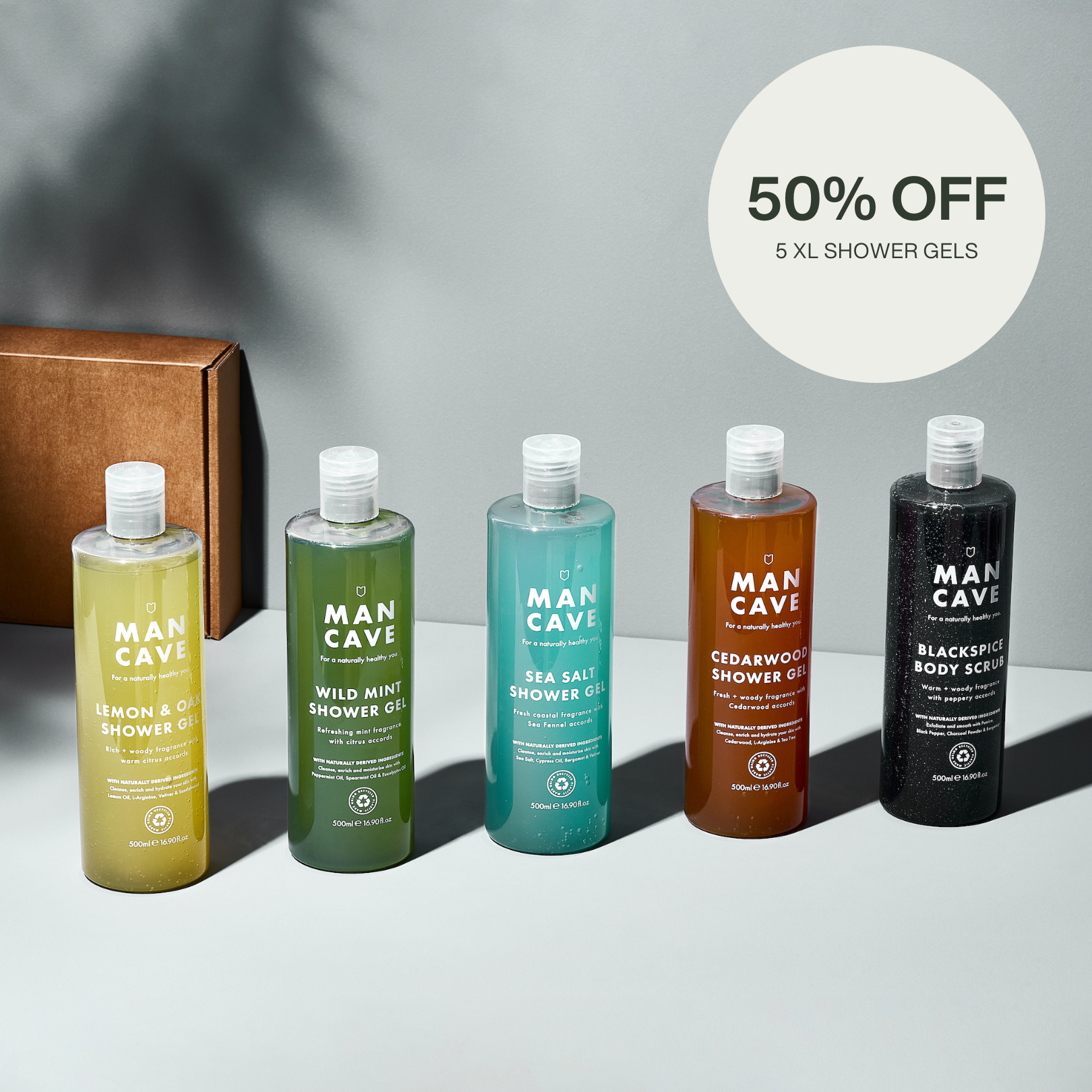 The 500ml Shower Gel Bundle