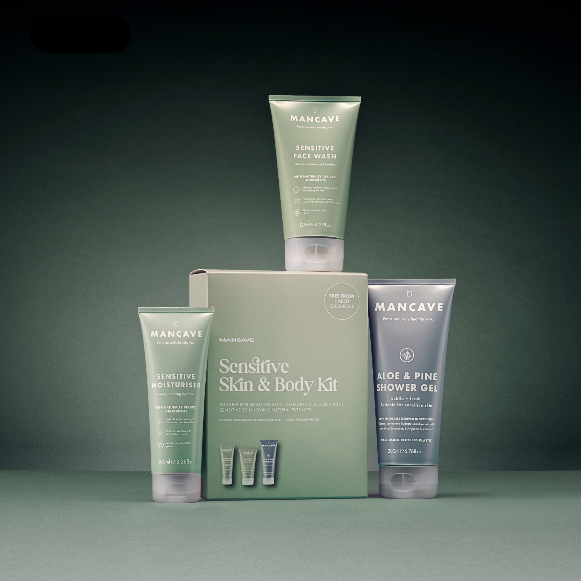 Kit für empfindliche Haut und Körper