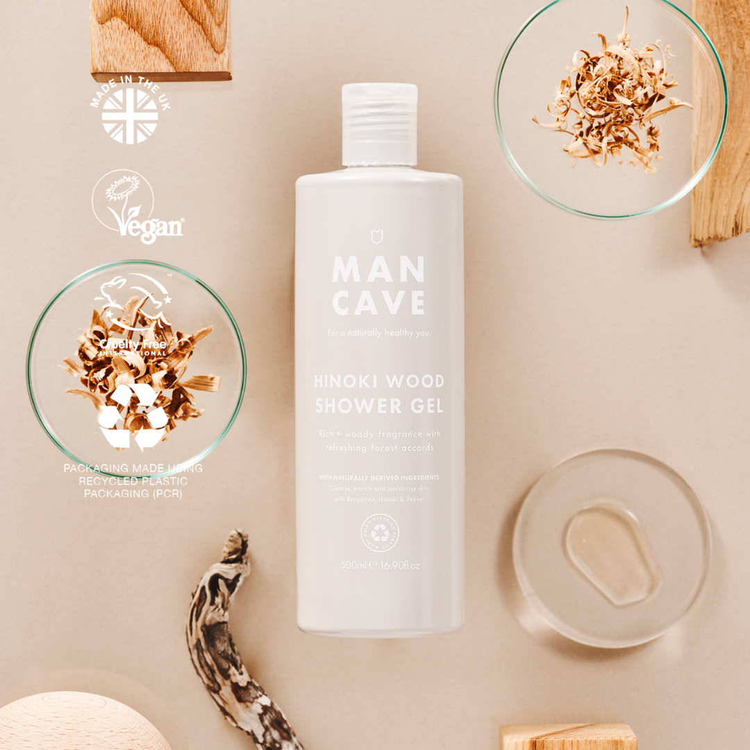 Hinoki Wood Shower Gel 500ml